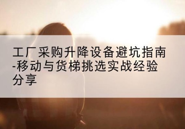 隆化移动式升降机怎么选-工厂采购升降设备避坑指南-移动与货梯挑选实战经验分享